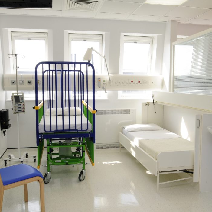 Opened Out. Top Flap Up