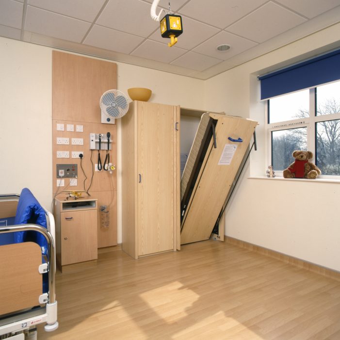 With Matching Locker 7600H Bed Pivoting Away